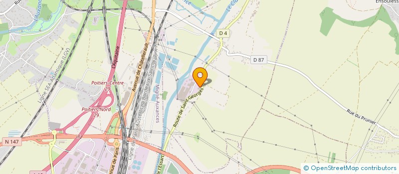 localisation de l'entreprise BONILAIT PROTEINES  CHASSENEUIL-DU-POITOU