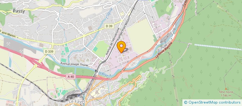 localisation de l'entreprise BONIMMO PASSY PAE  PASSY