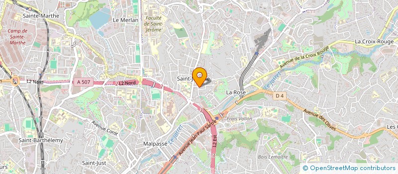 localisation de l'entreprise BONIN IMMOBILIER à MARSEILLE 13EME