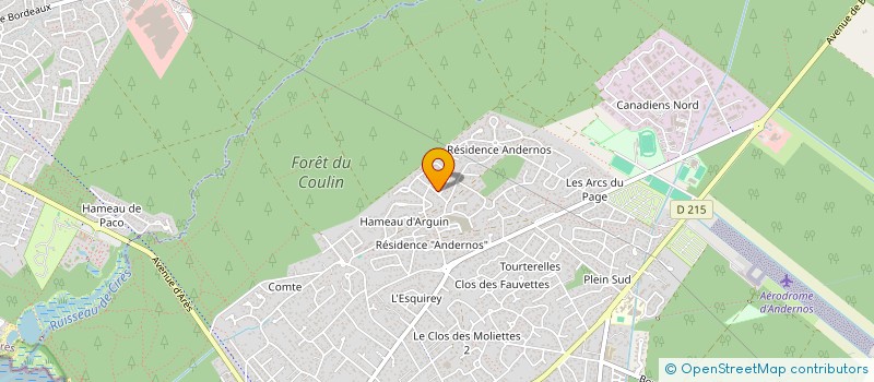 localisation de l'entreprise BONINLABPRO  ANDERNOS-LES-BAINS