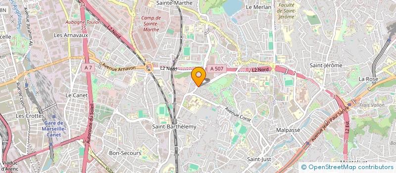 localisation de l'entreprise BONINO CARLOTTI à MARSEILLE