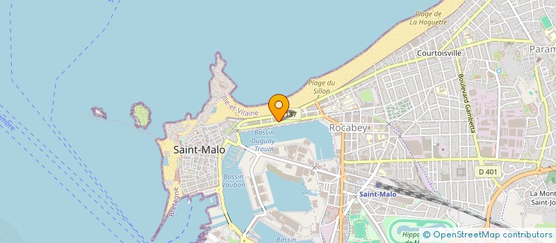 localisation de l'entreprise BONINVEST à SAINT-MALO