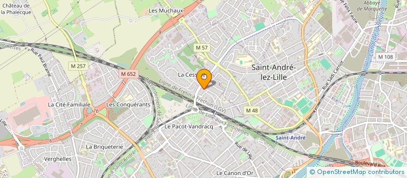 localisation de l'entreprise BONINVEST  ESTREE-WAMIN