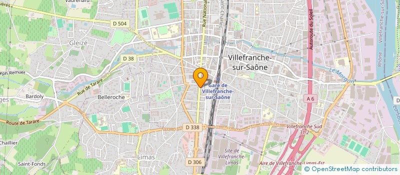 localisation de l'entreprise BONIOL GUEBOURG LMNP  VILLEFRANCHE-SUR-SAONE