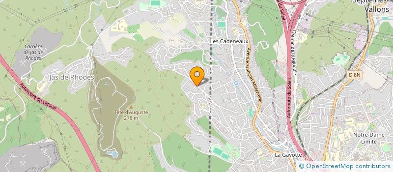 localisation de l'entreprise BONISUD à LES PENNES MIRABEAU