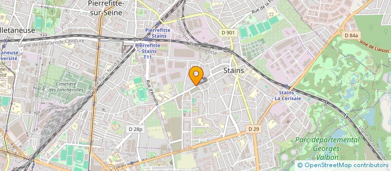 localisation de l'entreprise BONITALUZ à STAINS