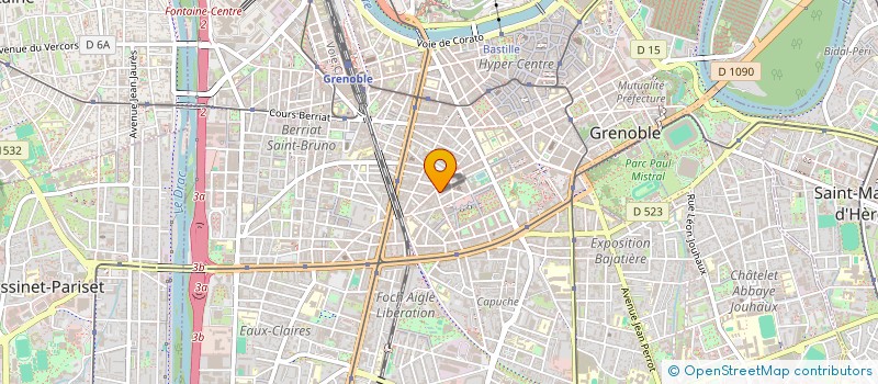 localisation de l'entreprise BONITO à GRENOBLE