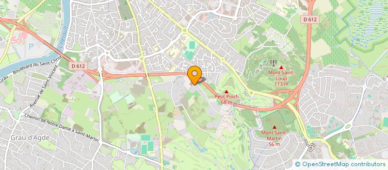 localisation de l'entreprise BONITO  AGDE