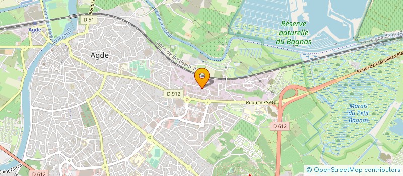 localisation de l'entreprise BONJEAN à AGDE