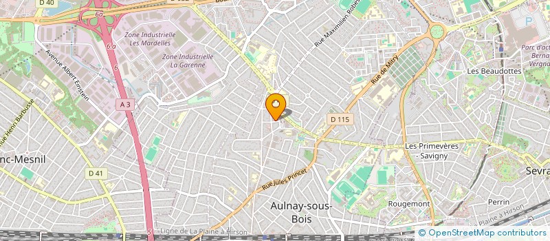 localisation de l'entreprise BONJEAN SECURITE à AULNAY-SOUS-BOIS