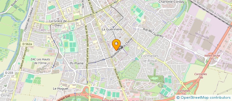 localisation de l'entreprise BONJOUR AFRIQUE à CAEN
