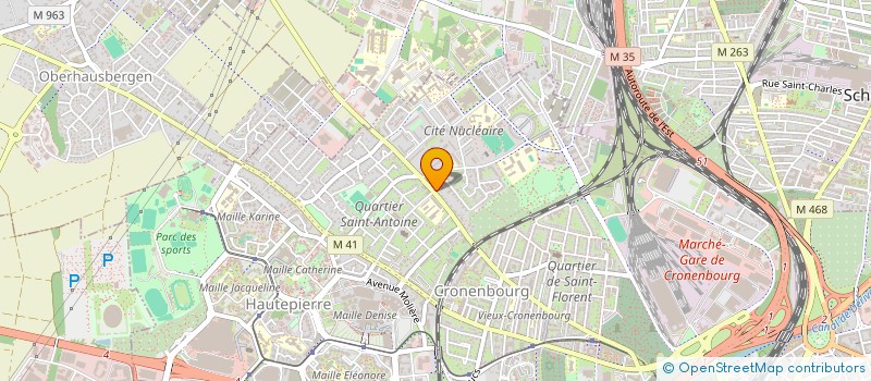 localisation de l'entreprise BONJOUR ALSACE à STRASBOURG
