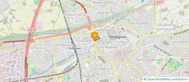 localisation de l'entreprise BONJOUR BONSOIR BONSON  PERPIGNAN