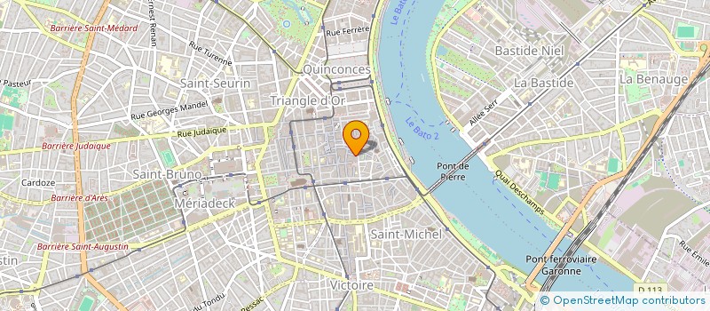 localisation de l'entreprise BONJOUR BORDEAUX  BORDEAUX