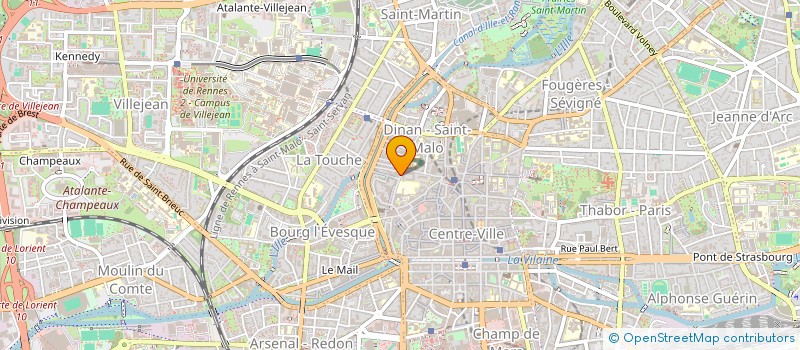 localisation de l'entreprise BONJOUR DEMENAGEMENT à RENNES