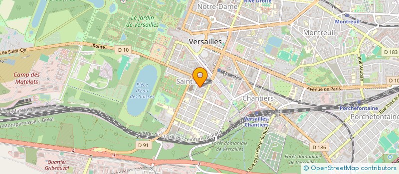 localisation de l'entreprise BONJOUR ETIENNE à VERSAILLES