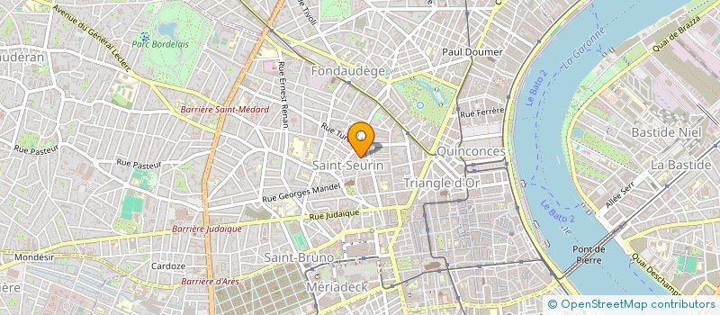 localisation de l'entreprise BONJOUR LA SMALA  BORDEAUX