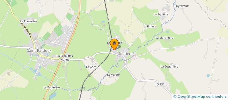 localisation de l'entreprise BONJOUR LES GENS.. CIE CHRISTINE AUTHIER  VERRUYES