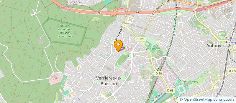 localisation de l'entreprise BONKIE à VERRIERES-LE-BUISSON