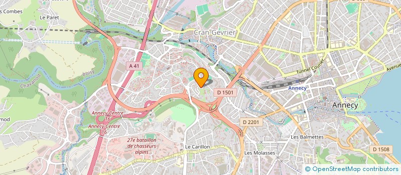 localisation de l'entreprise BONLION CONSULTING à ANNECY