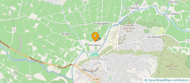 localisation de l'entreprise BONMAHON  PIERREFEU-DU-VAR