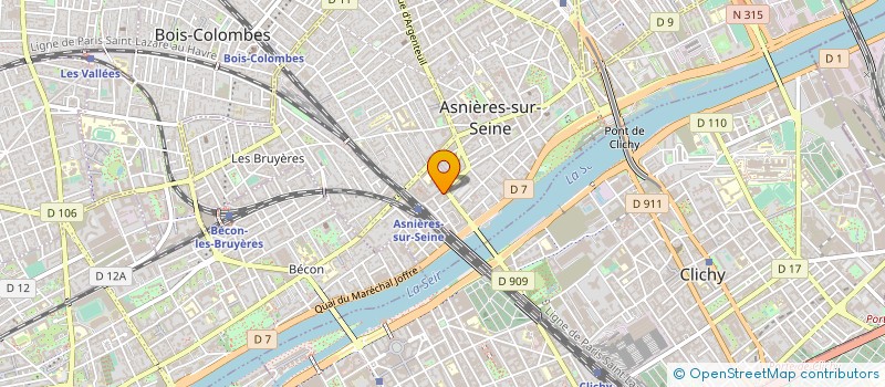 localisation de l'entreprise BONN ET DIAS, NOTAIRES  ASNIERES-SUR-SEINE