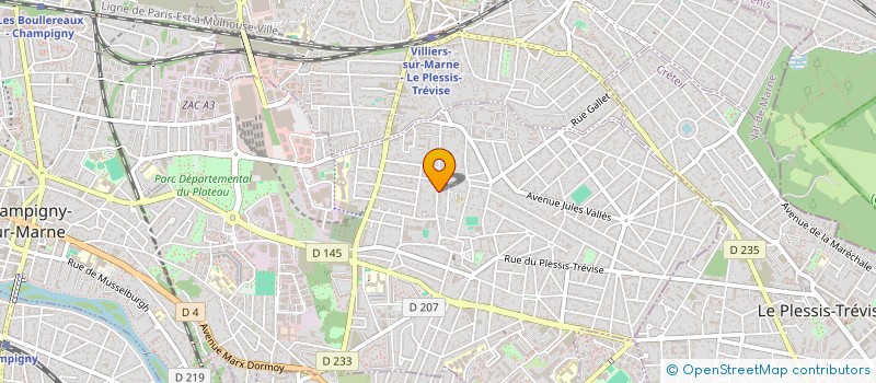 localisation de l'entreprise BONN'HEURE TRANSPORT à CHAMPIGNY-SUR-MARNE