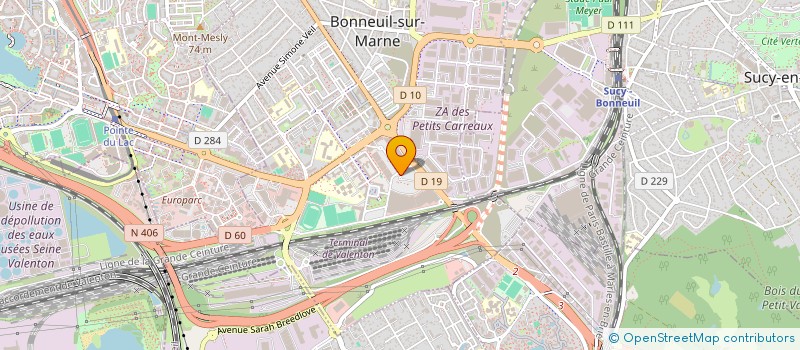 localisation de l'entreprise BONN'IMMO à BONNEUIL-SUR-MARNE
