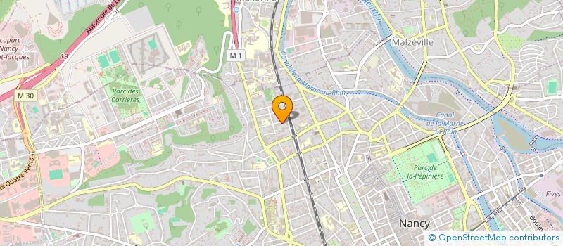 localisation de l'entreprise BONNABLE  NANCY