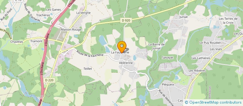 localisation de l'entreprise BONNAC MOTO CLUB à BONNAC-LA-COTE