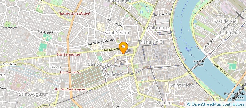 localisation de l'entreprise BONNAC OEIL  BORDEAUX