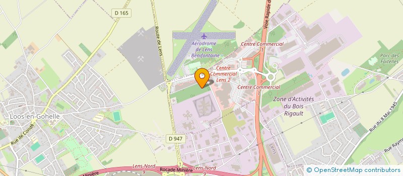 localisation de l'entreprise BONNAILLIE à VENDIN LE VIEIL
