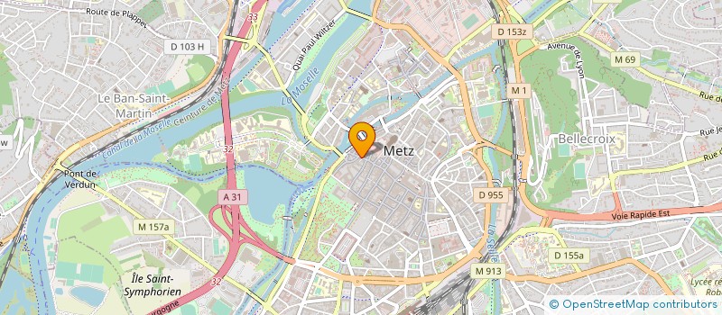 localisation de l'entreprise BONNAIRE DIFFUSION à METZ