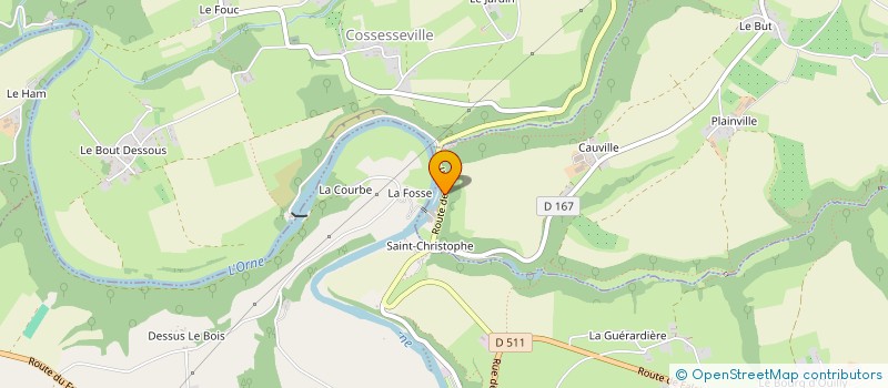 localisation de l'entreprise BONNAIRE PASCAL COUVREUR-ZINGUEUR  PIERREFITTE-EN-CINGLAIS