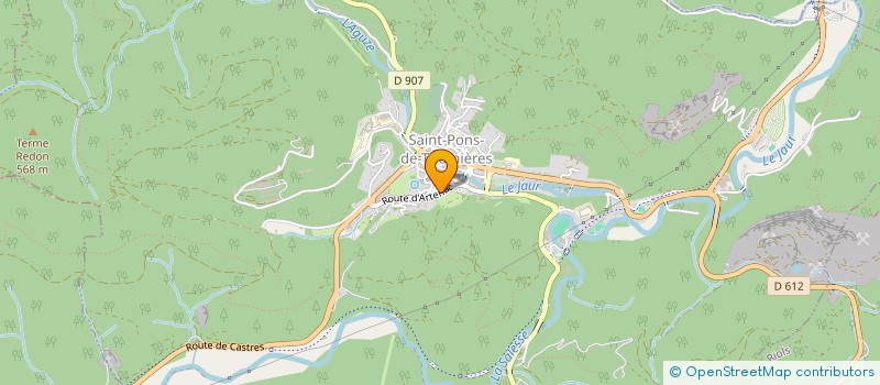 localisation de l'entreprise BONNAL DENIS MENUISERIE  RIOLS