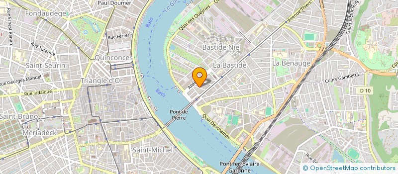 localisation de l'entreprise BONNAMY-VIZOSO & LEON  BORDEAUX