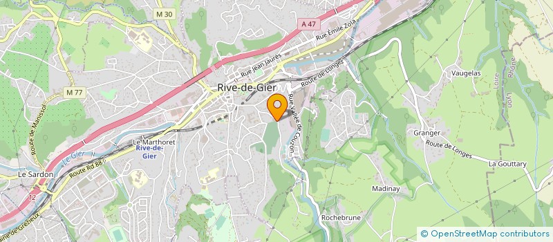 localisation de l'entreprise BONNAND JEAN BONNAND XAVIER à SAINT-MARTIN-LA-PLAINE