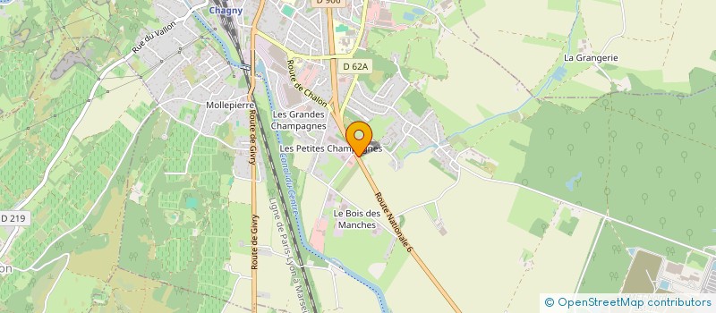 localisation de l'entreprise BONNARD-BOIDOT  CHAGNY