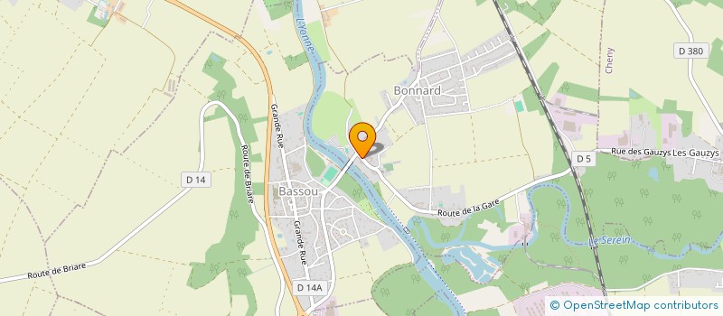 localisation de l'entreprise BONNARD SPORT ET CULTURE  BONNARD