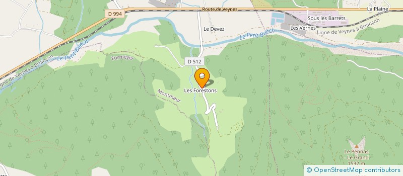 localisation de l'entreprise BONNARDEL CARRELAGE  MONTMAUR