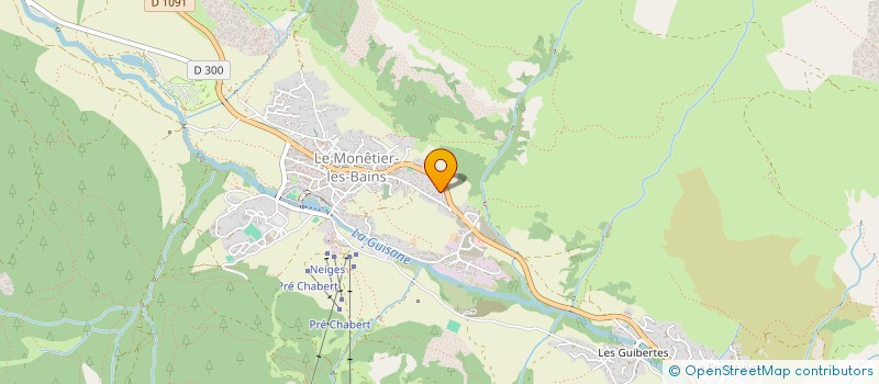 localisation de l'entreprise BONNARDEL REGIS ET BERTRAND à LE MONETIER-LES-BAINS