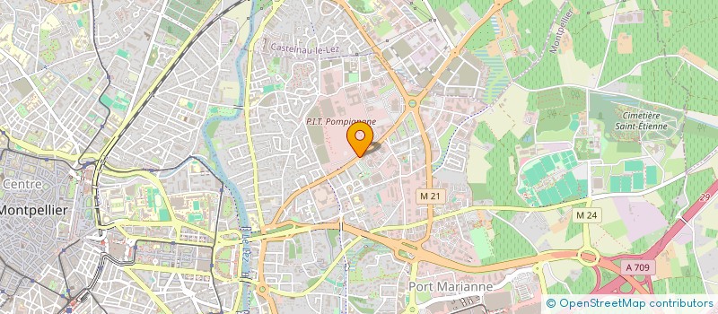 localisation de l'entreprise BONNAT ENERGIES à MONTPELLIER