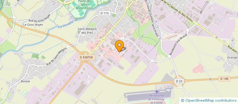 localisation de l'entreprise BONNAUD DUFOUR ASSOCIES à FONTENAY-LE-COMTE