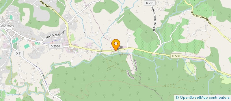 localisation de l'entreprise BONNAUD SARL à SALERNES