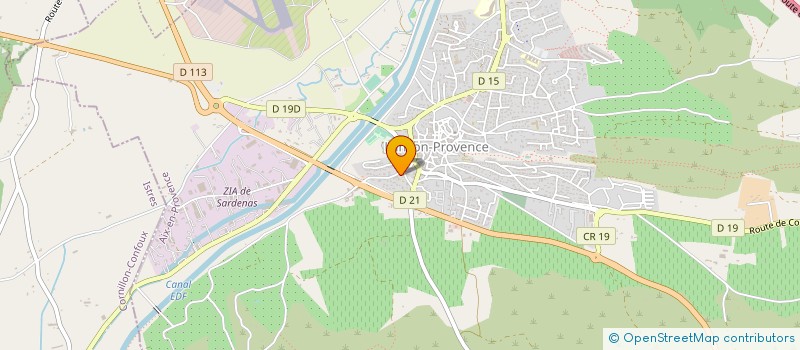 localisation de l'entreprise BONNAVENTURE TRANSPORTS TERRASSEMENTS à LANCON-PROVENCE
