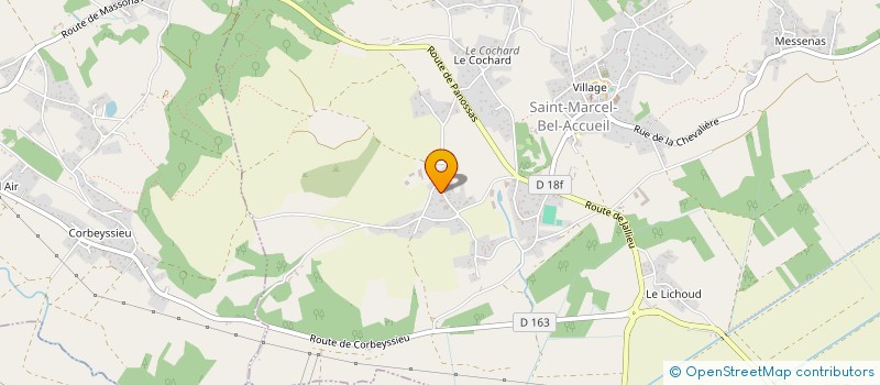 localisation de l'entreprise BONNAZ  SAINT-MARCEL-BEL-ACCUEIL