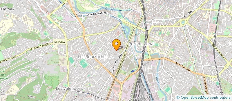 localisation de l'entreprise BONNE ACTION à DIJON
