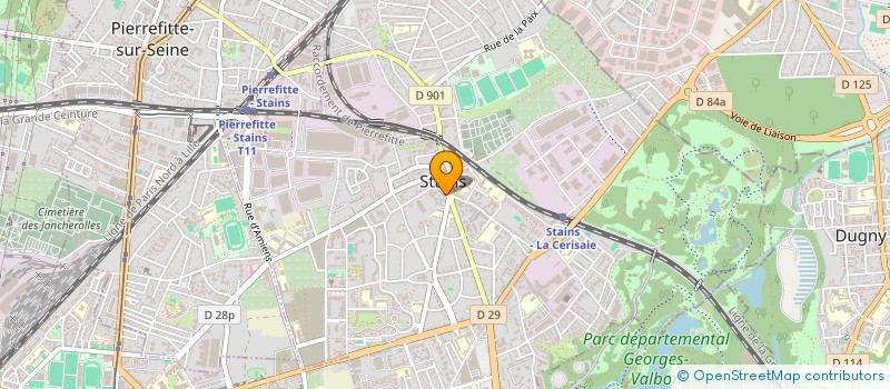 localisation de l'entreprise BONNE AFFAIRE ALIMENTAIRE à STAINS