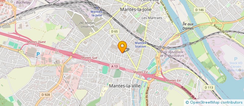 localisation de l'entreprise BONNE AFFAIRE AUTO à MANTES-LA-VILLE
