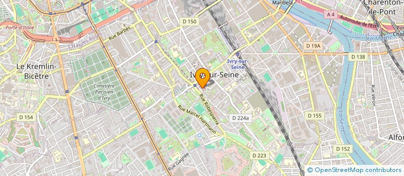 localisation de l'entreprise BONNE AMBIANCE  IVRY-SUR-SEINE